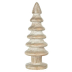2 Pack Wooden Christmas Table Tree Decor