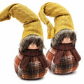 2pcs Gnomes Fall Decorations for Thanksgiving Table