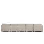 Feathers U-Shaped Sectional Couch 140-200 Inches
