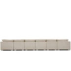 Feathers U-Shaped Sectional Couch 140-200 Inches
