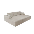 Flexo Corduroy Modular Sectional Sofa with 3 Chaise