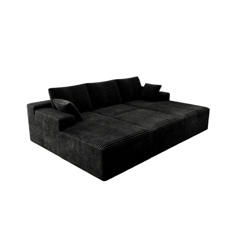 Flexo Corduroy Modular Sectional Sofa with 3 Chaise