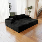 Flexo Corduroy Modular Sectional Sofa with 3 Chaise