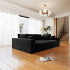 Flexo Corduroy Modular Sectional Pit Sofa