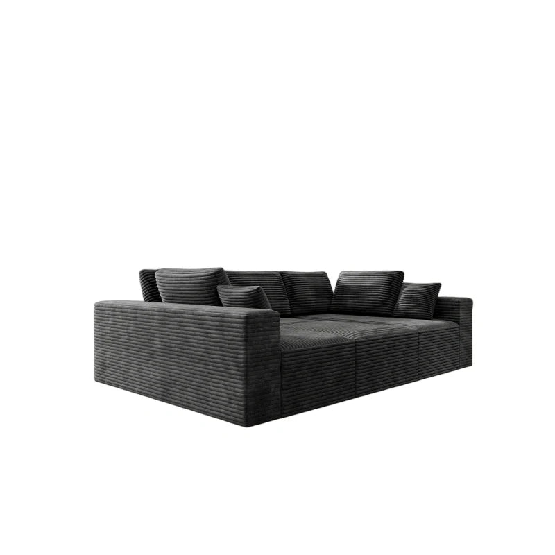 Flexo Corduroy Modular Sectional Pit Sofa