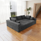 Flexo Corduroy Modular Sectional Pit Sofa