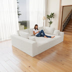 Flexo Corduroy Modular Sectional Pit Sofa