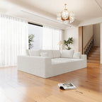 Flexo Corduroy Modular Sectional Pit Sofa