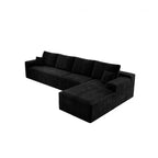 Flexo Corduroy Modular 4-Seat L-Shaped Sectional with Chaise