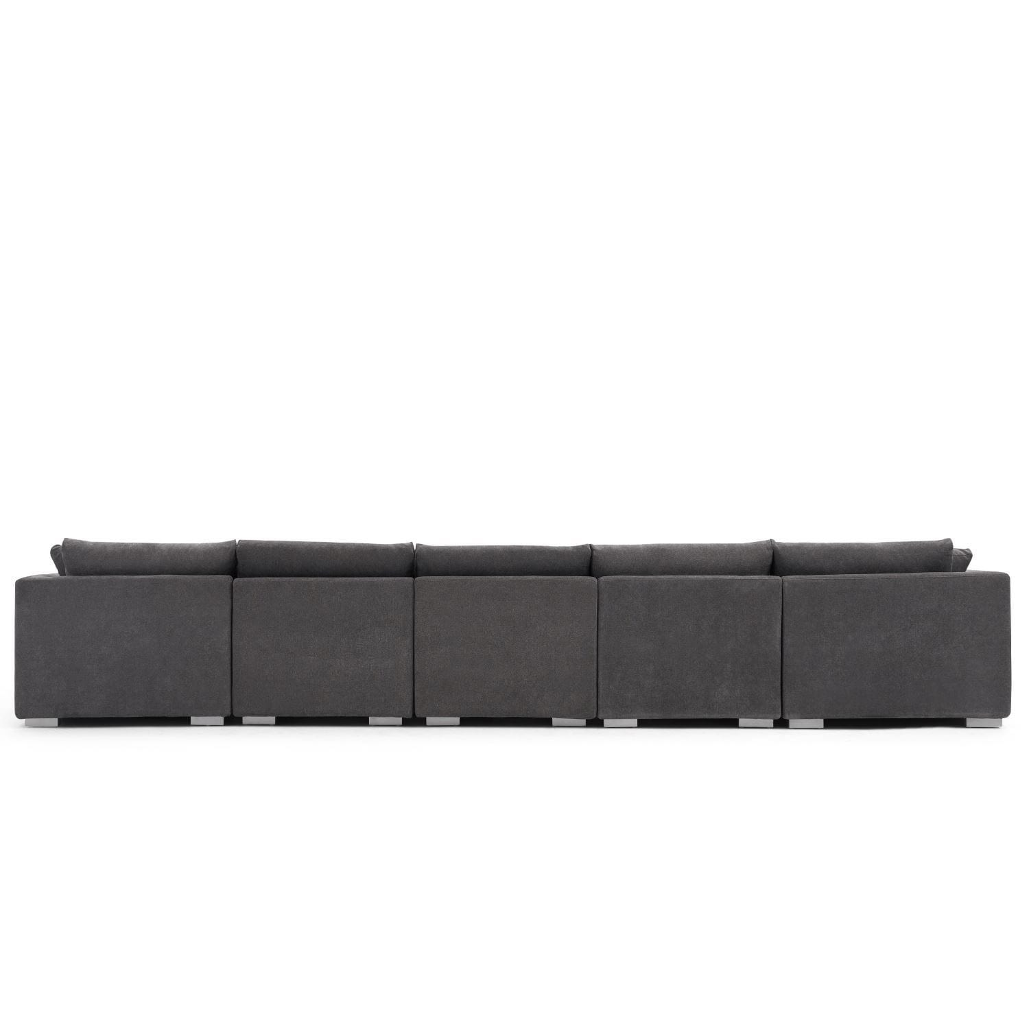 Feathers U-Shaped Sectional Couch 140-200 Inches