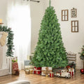 6ft-7.5ft Green Christmas Tree with 760 Tips Easy Setup