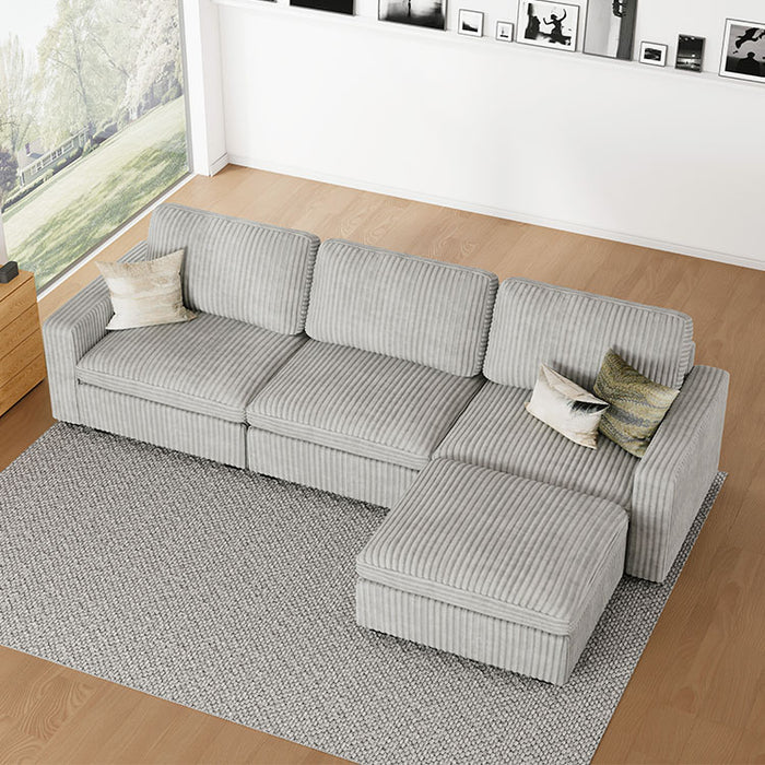 Sofinity Storage Sectional 3-Seater with Ottoman