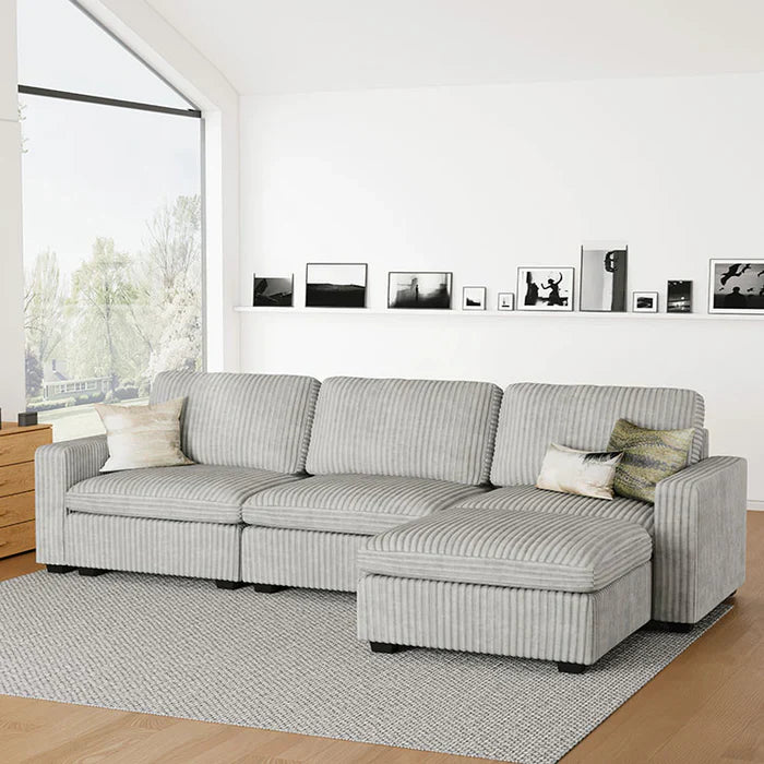 Sofinity Storage Sectional 3-Seater with Ottoman