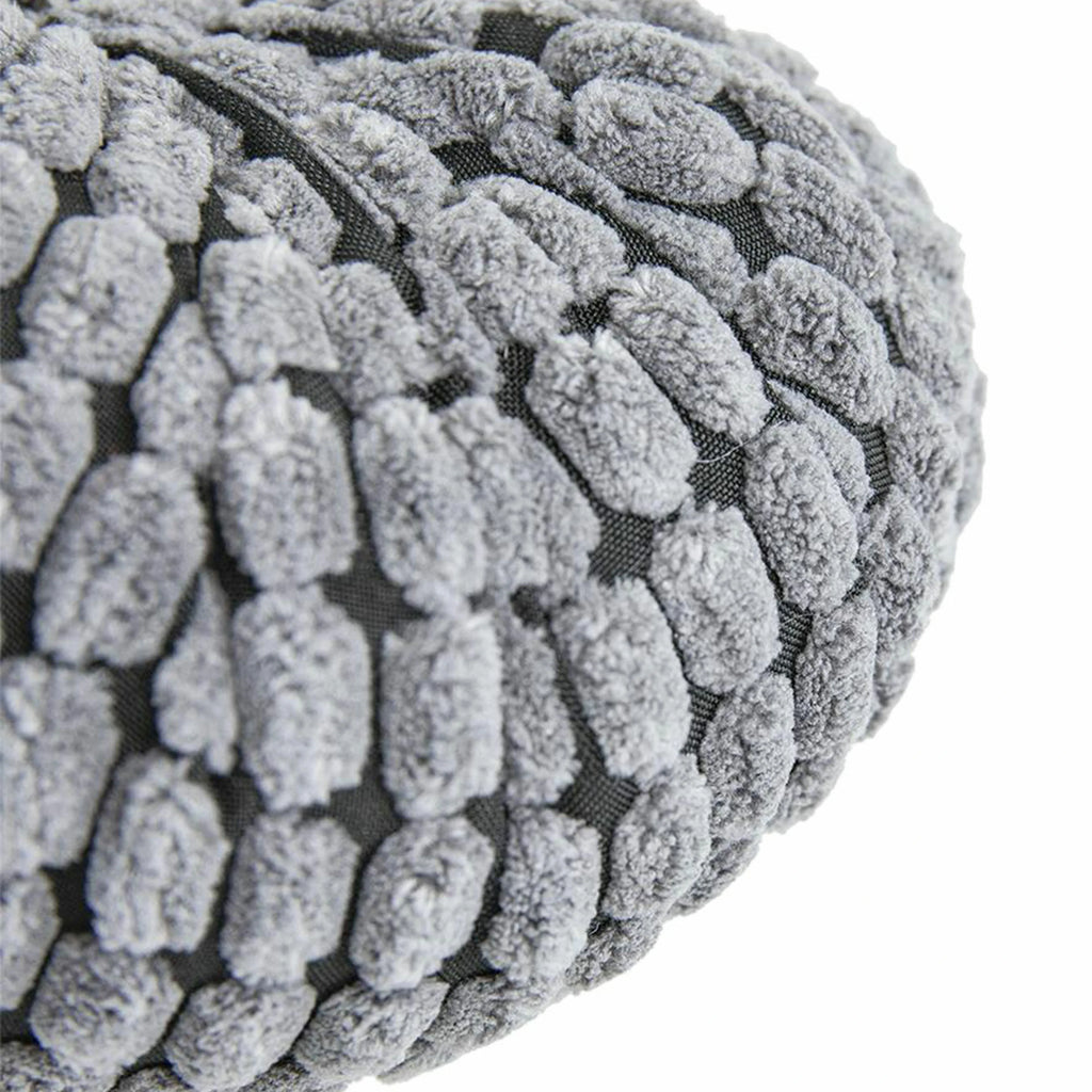 Chenille Weighted Pumpkin Gray Set of 3