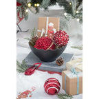 Christmas Berry Ornaments Set of 3 Red Berry Balls for Holiday Decor