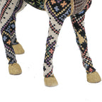 Christmas Decor 13 Inch Velvet Foam Standing Deer