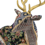 Christmas Decor 13 Inch Velvet Foam Standing Deer