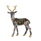 Christmas Decor 13 Inch Velvet Foam Standing Deer