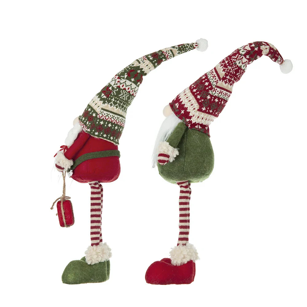 Christmas Fabric Standing Gnomes ¨C Holiday Decoration