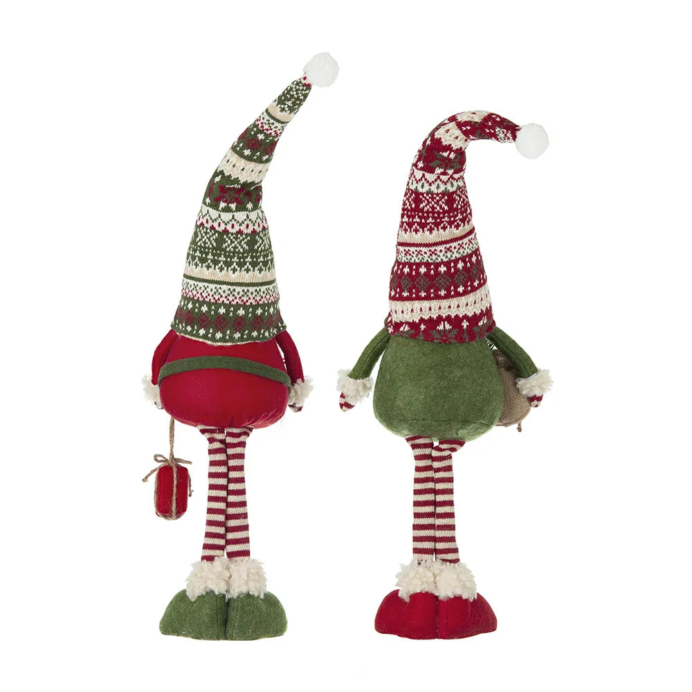 Christmas Fabric Standing Gnomes ¨C Holiday Decoration