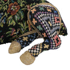 Christmas Decor 12 Inch Velvet Foam Sitting Deer