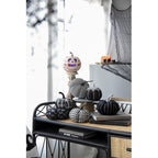 2 pcs Fabric Plaid Pumpkin Decor Halloween Decoration