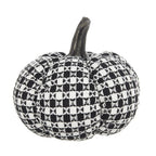 2 pcs Fabric Plaid Pumpkin Decor Halloween Decoration