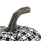 2 pcs Fabric Plaid Pumpkin Decor Halloween Decoration