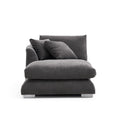 Feathers Sectional Couch Chaise Lounge - Left