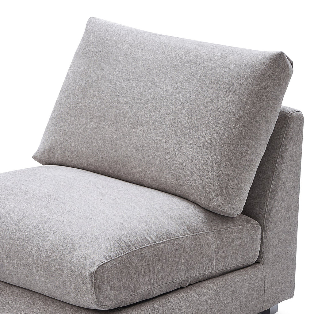 Feathers Sofa Armless Middle Seat - 31 Inches