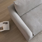 Feathers Sectional Couch Chaise Lounge 88-170 Inches