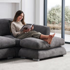 Feathers Sofa Ottoman - 35 Inches