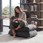 Feathers Sofa Ottoman - 35 Inches