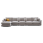 Feathers Sectional Couch Chaise Lounge 88-170 Inches