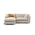 Feathers Sectional Couch Chaise Lounge 88-170 Inches