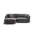Feathers Sectional Couch Chaise Lounge 88-170 Inches