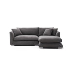 Feathers Sectional Couch Chaise Lounge 88-170 Inches