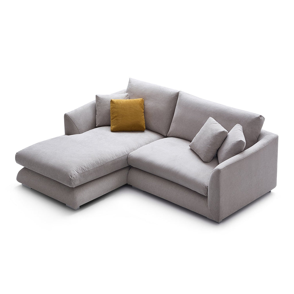 Feathers Sectional Couch Chaise Lounge 88-170 Inches