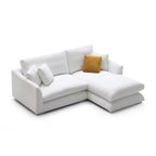Feathers Sectional Couch Chaise Lounge 88-170 Inches