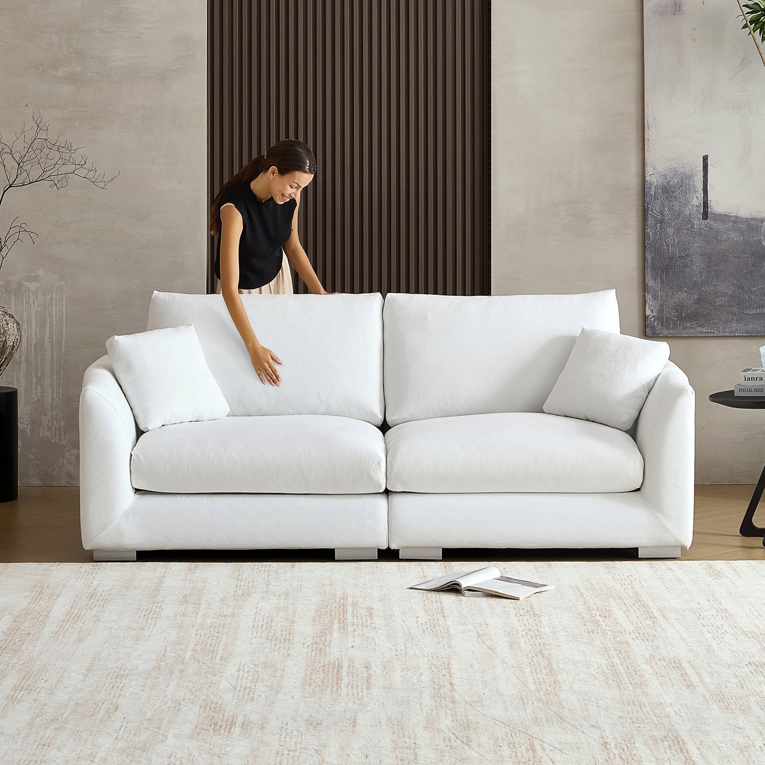 Feathers Washable Couch Sectional (3-6 Seater)