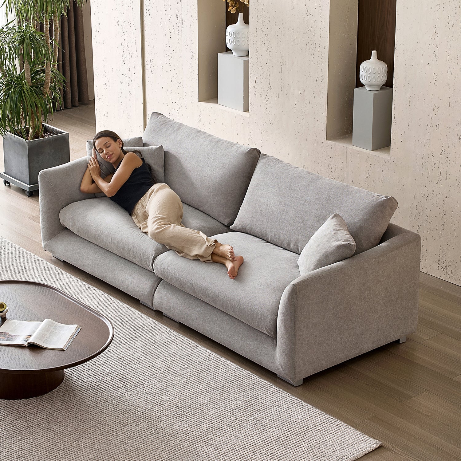 Feathers Washable Couch Sectional (3-6 Seater)