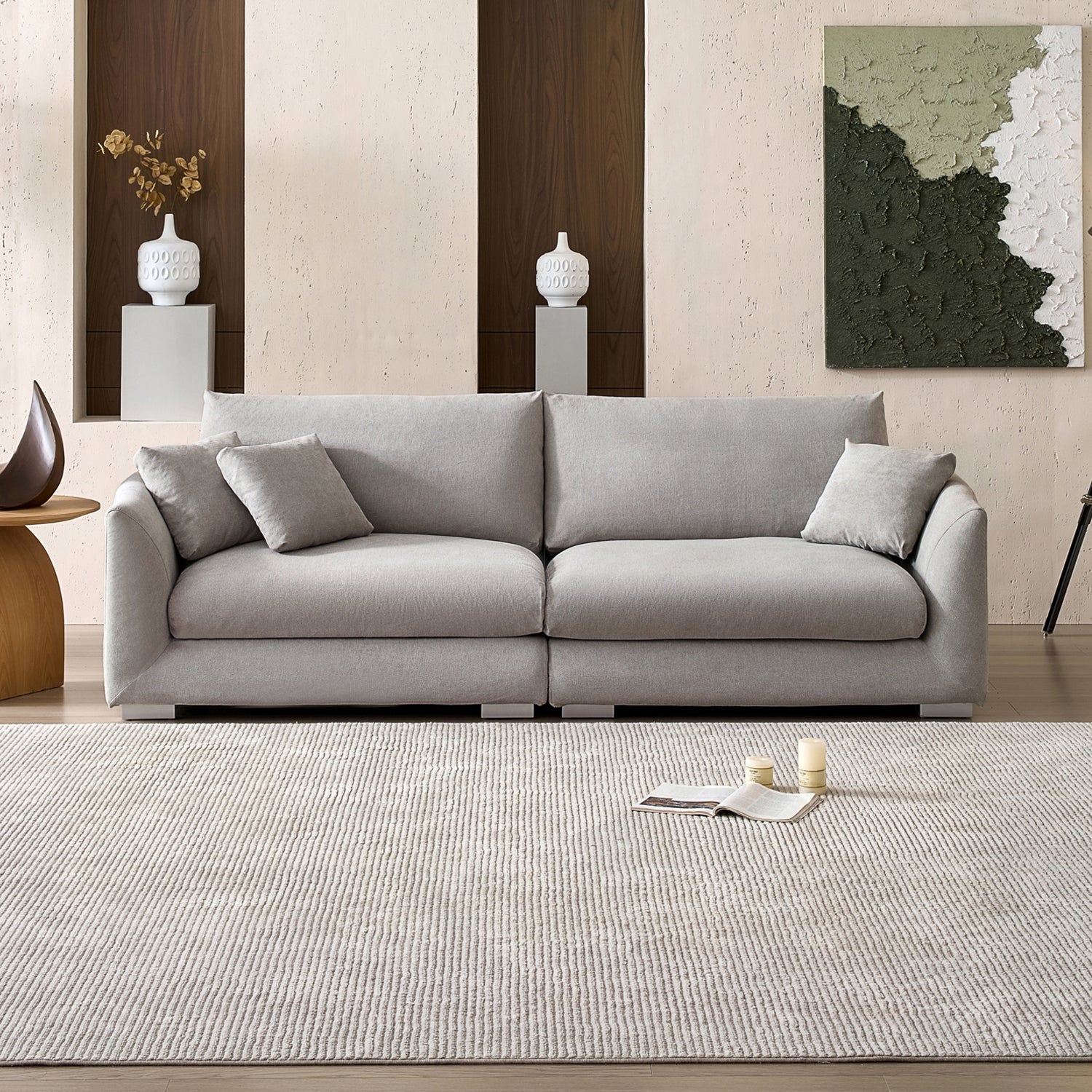 Feathers Washable Couch Sectional (3-6 Seater)