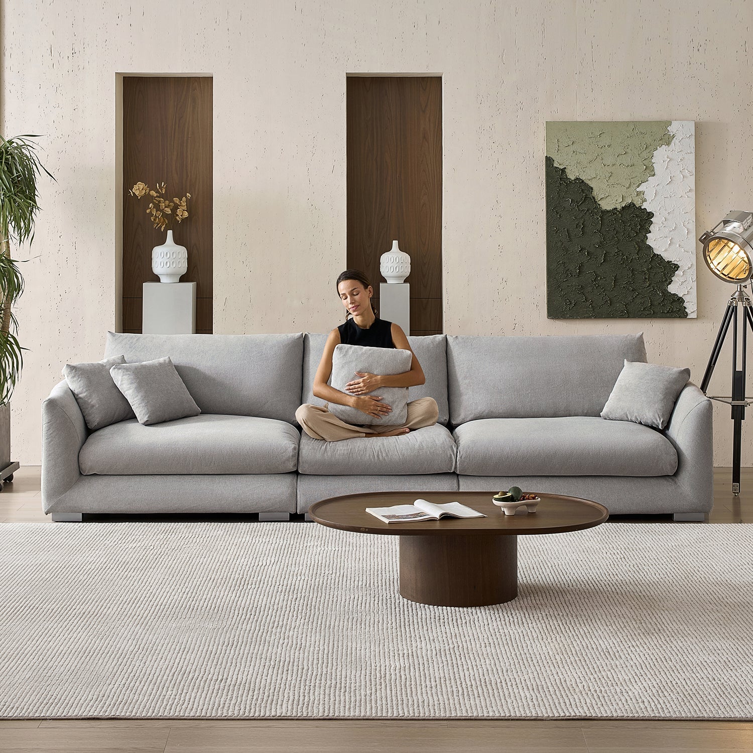Feathers Washable Couch Sectional (3-6 Seater)