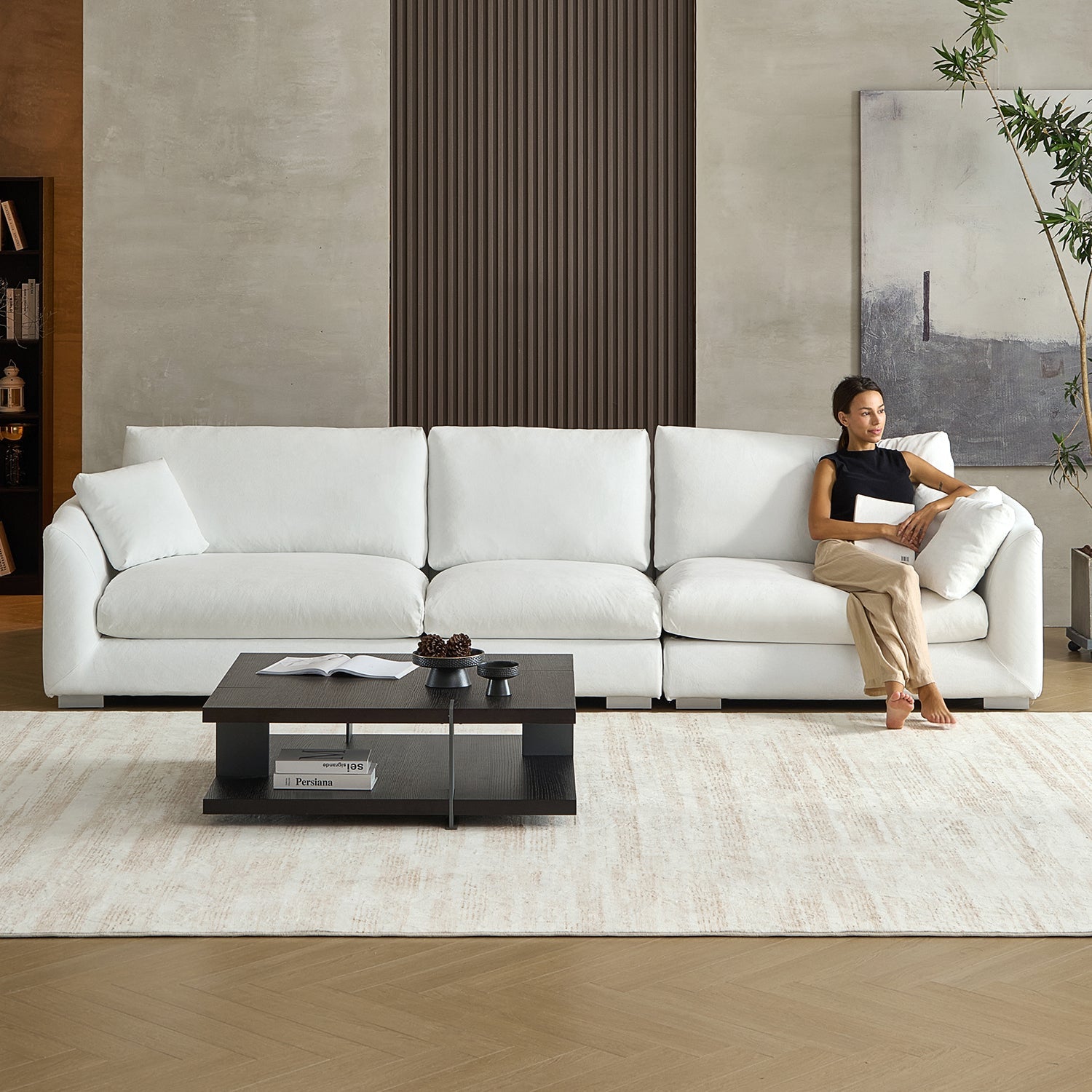 Feathers Washable Couch Sectional (3-6 Seater)