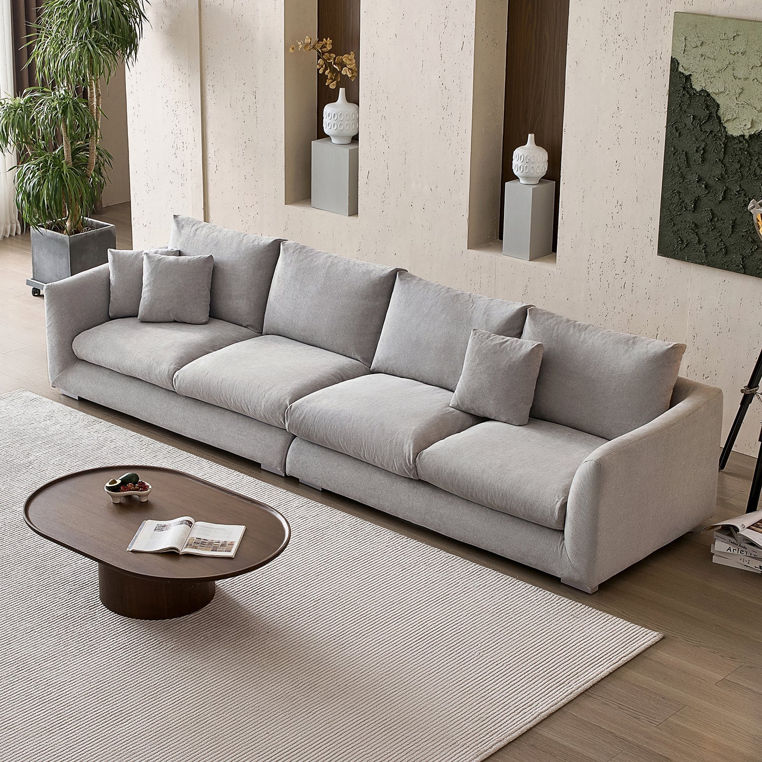 Feathers Washable Couch Sectional (3-6 Seater)