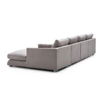 Feathers U-Shaped Sectional Couch 140-200 Inches