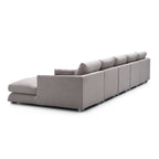 Feathers U-Shaped Sectional Couch 140-200 Inches