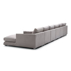Feathers U-Shaped Sectional Couch 140-200 Inches