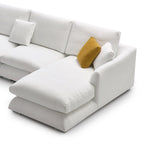 Feathers U-Shaped Sectional Couch 140-200 Inches