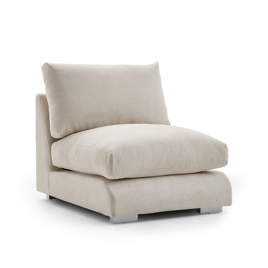 Feathers Sofa Armless Middle Seat - 31 Inches